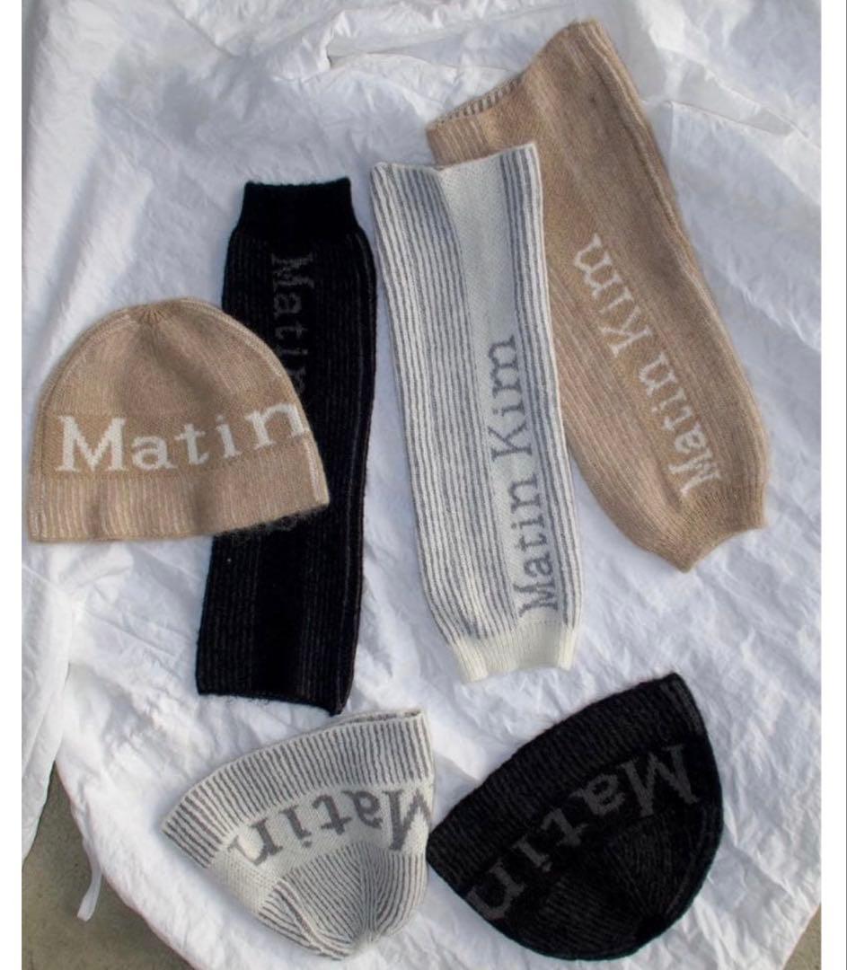 Matin Kim ビーニー　レッグウォーマー