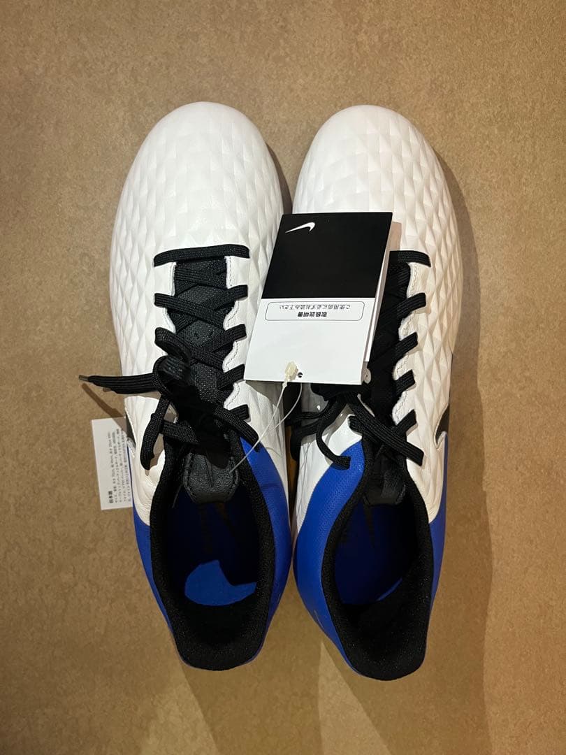 新品！Nike サッカーシューズ ホワイト/ブルー/ブラック