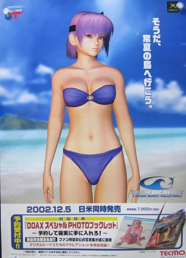 デッド・オア・アライブ　エクストリーム・ビーチ・バレーボール B2ポスターC
