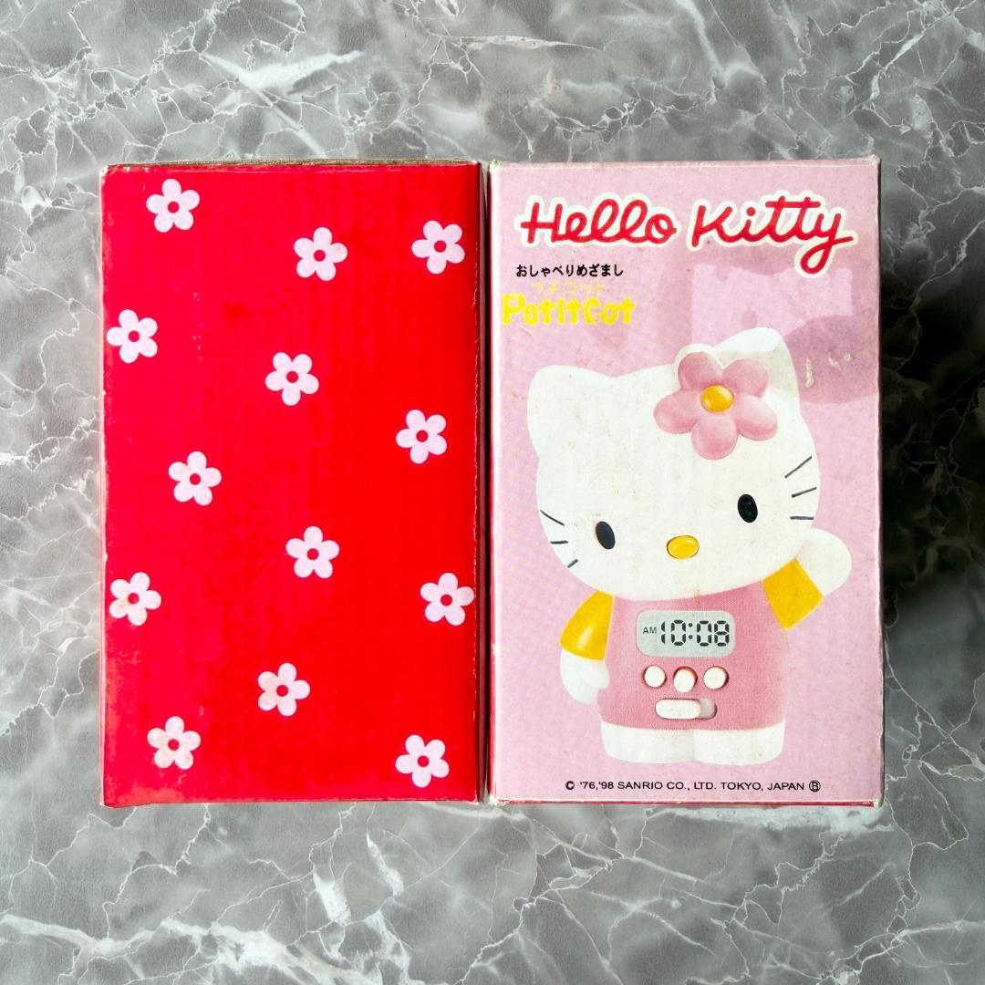 平成レトロ・新品✨Sanrio Hello Kitty 1998年 置き時計
