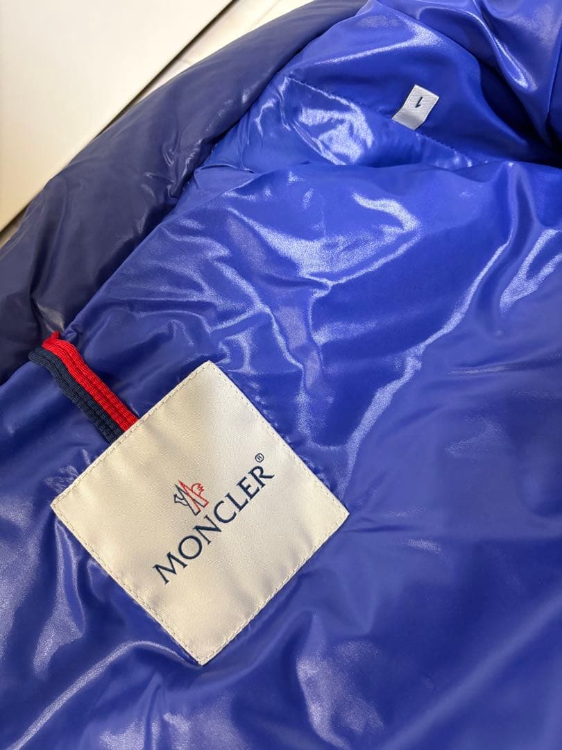 【美品】モンクレール ダウンベスト　サイズ1 珍しいパープル