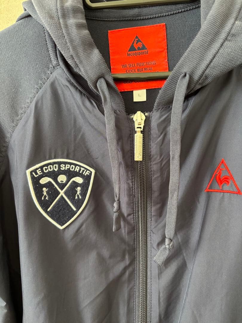 le coq sportif ゴルフコレクション ジャケット L ネイビー