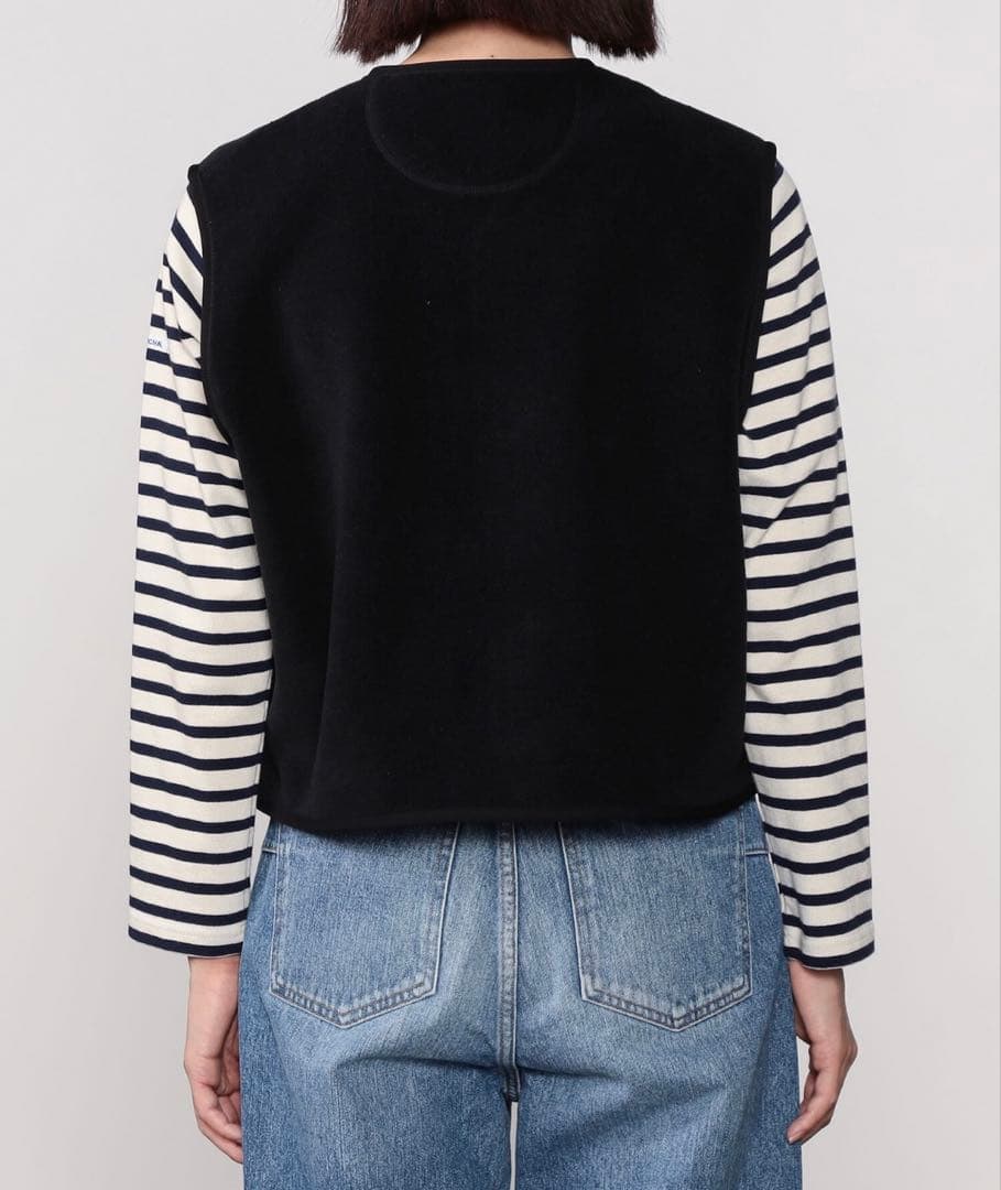 DANTON | フリース カラーレスベスト WOMEN