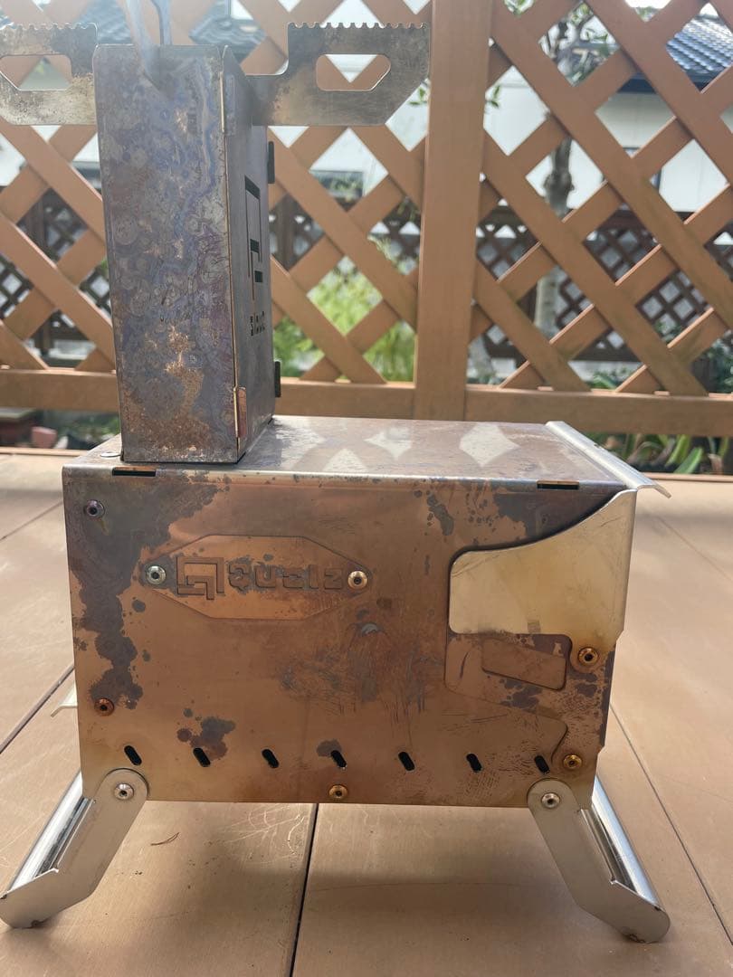 廃盤　クオルツ Qualz ステンレス ウッド ストーブ ロケットストーブ