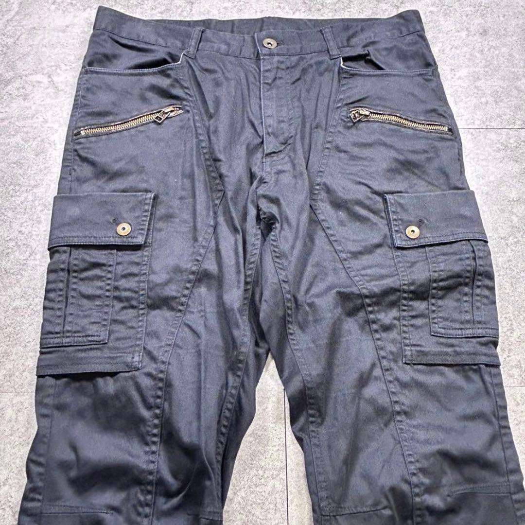 【archive】gimmick flare pants/Y2K/opium/黒
