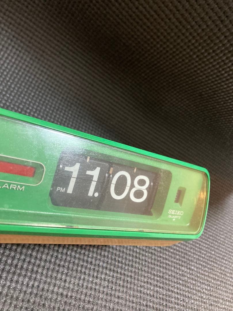 セイコー SEIKO 置き時計　パタパタ時計 QUARTS