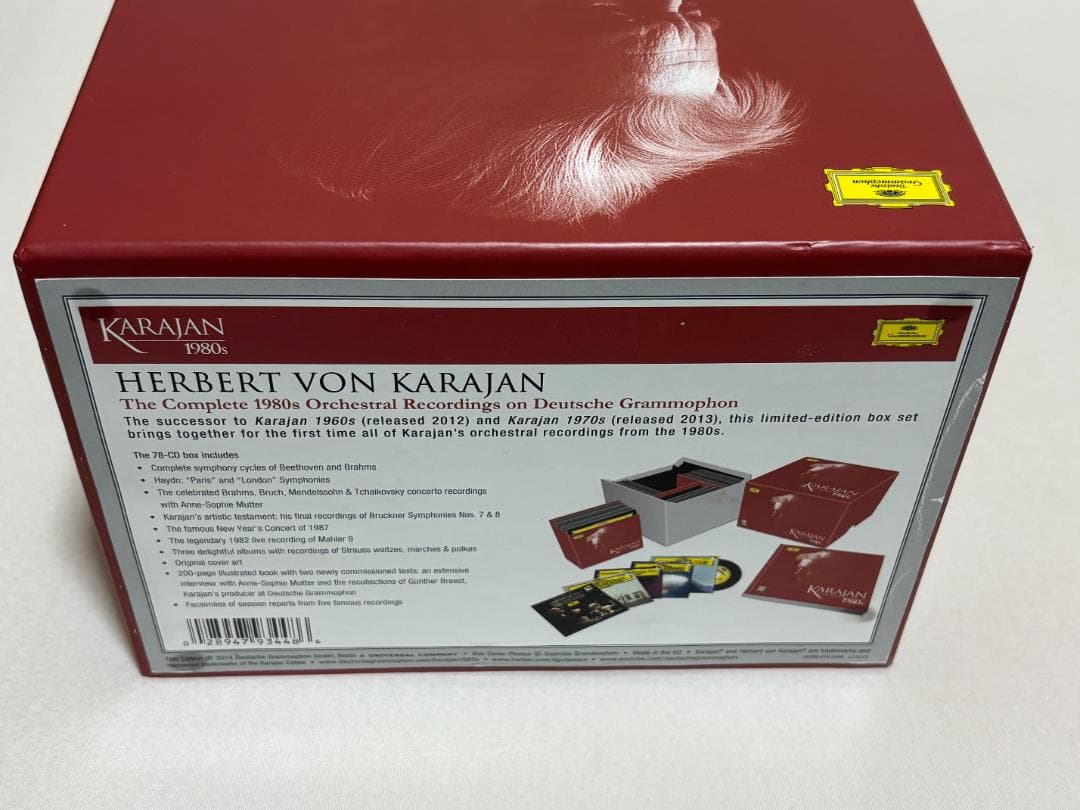 KARAJAN 1980s CDボックスセット