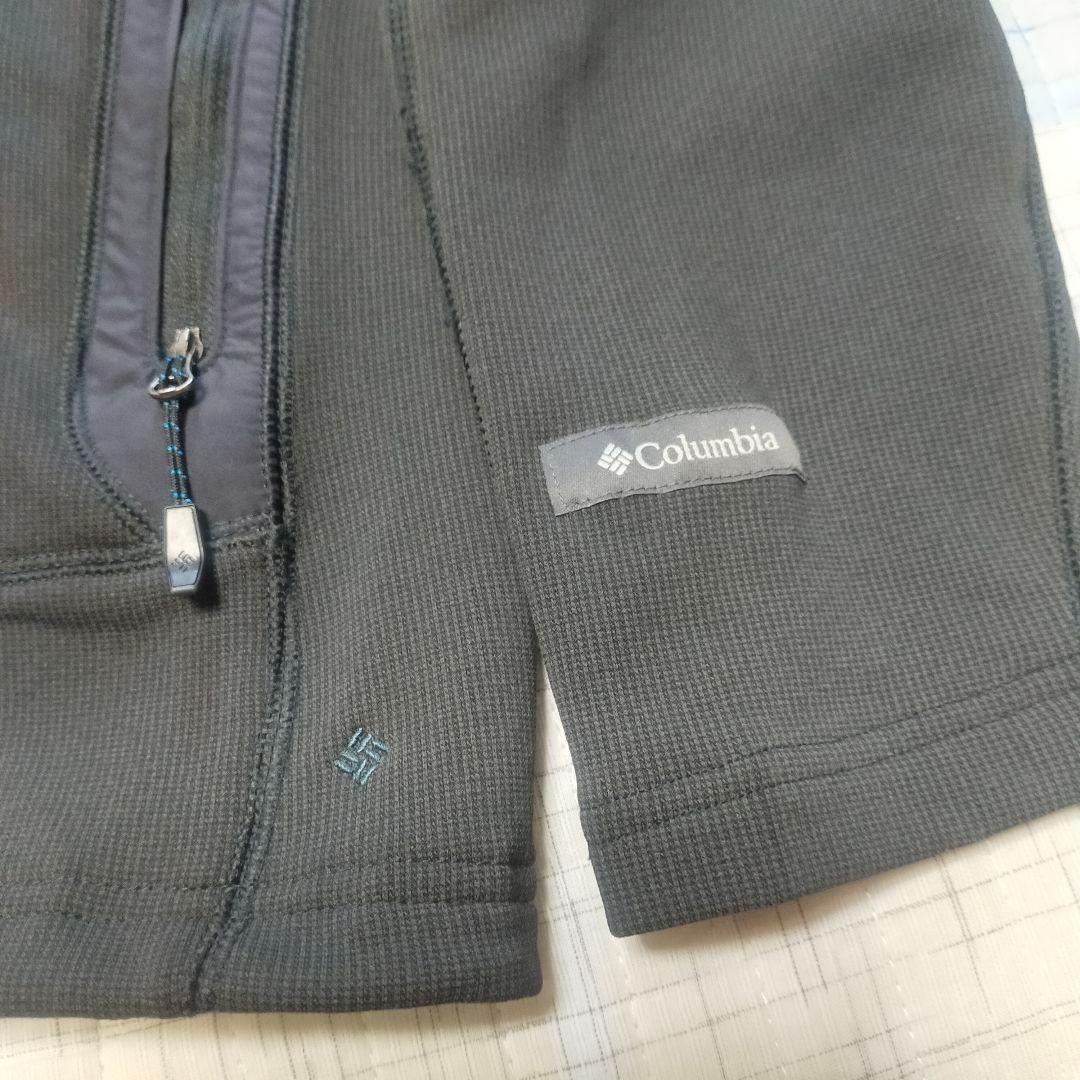 【極美品】Columbia コロンビア　ジップアップジャケット XL Black