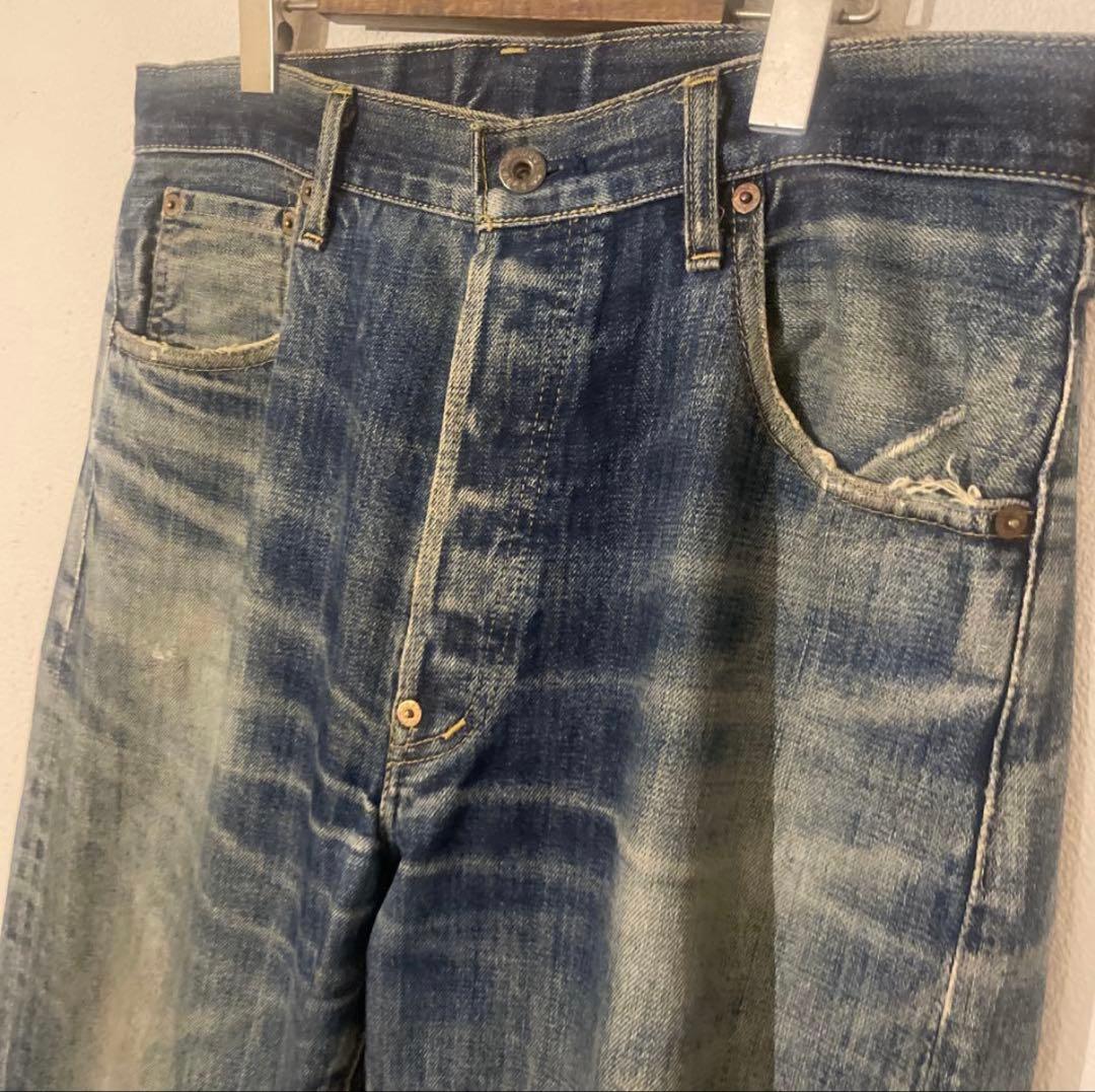 Levi's 702XX デニムパンツ w34 ビッグE 赤耳 鬼ヒゲ y2k