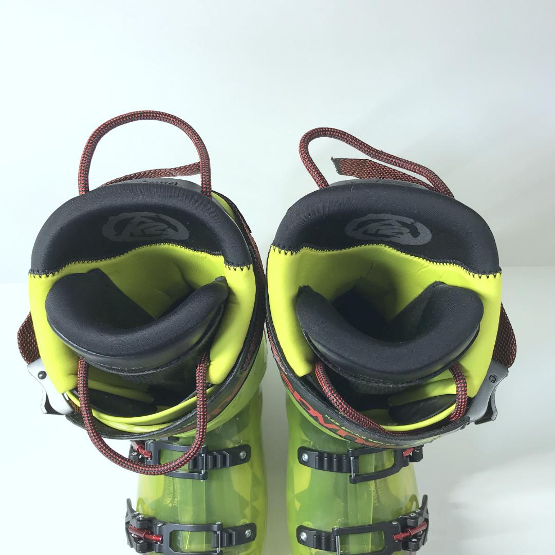 【希少/美品】K2 spyne 130LV 26/26.5 スケルトン イエロー