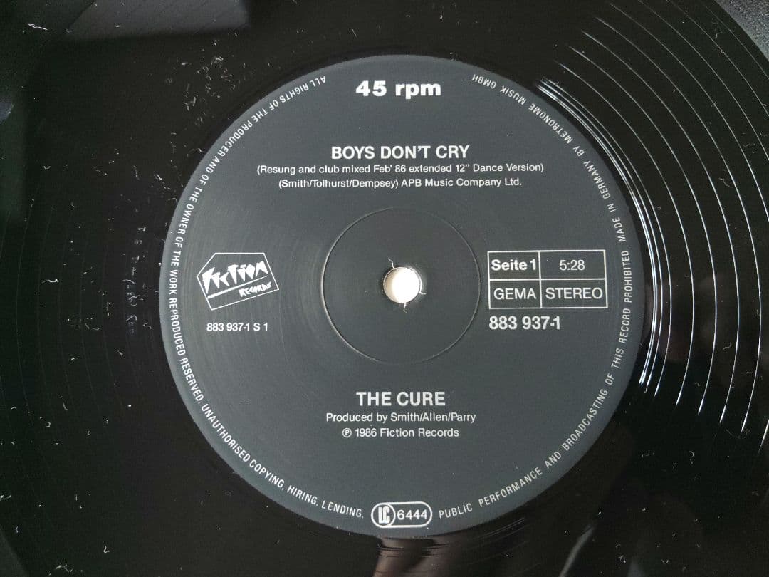 The Cure ザ・キュアー LPレコード 4枚セット　プロモ盤含む