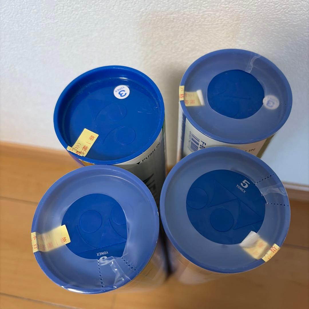 YONEX ニューオフィシャル F-80 バドミントンシャトル　４本