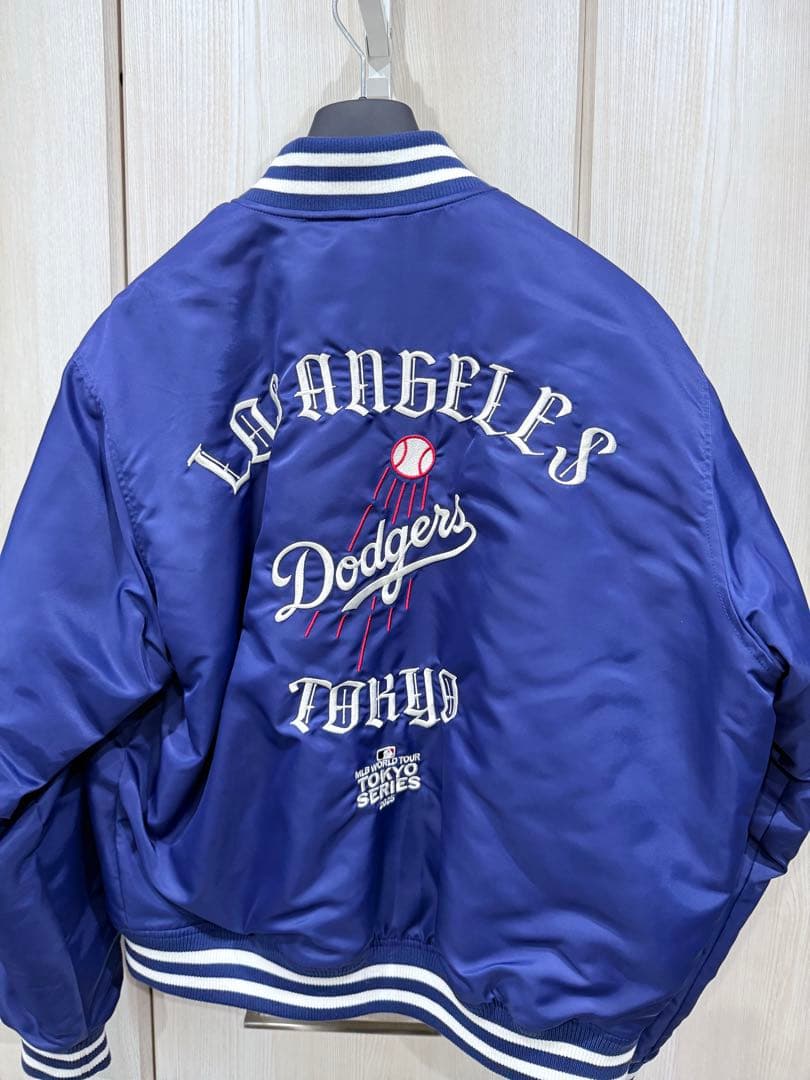 TWICE SANA着用MLB ドジャースGR8 バーシティジャケットSサイズ