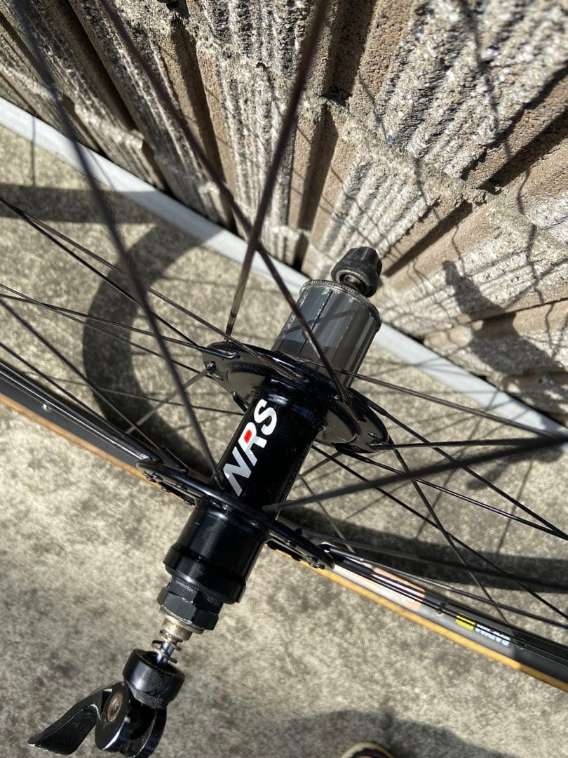 チューブラーホイール　前後 NRSニュートラルレーシングサービス製