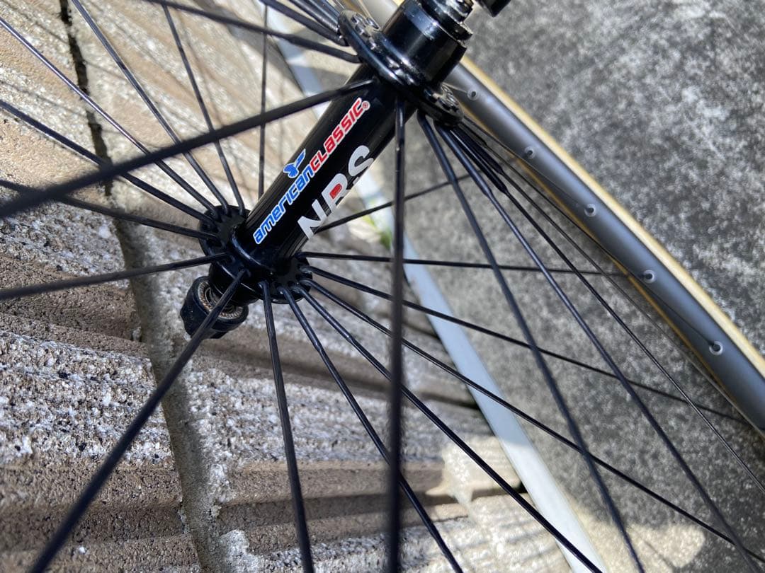 チューブラーホイール　前後 NRSニュートラルレーシングサービス製