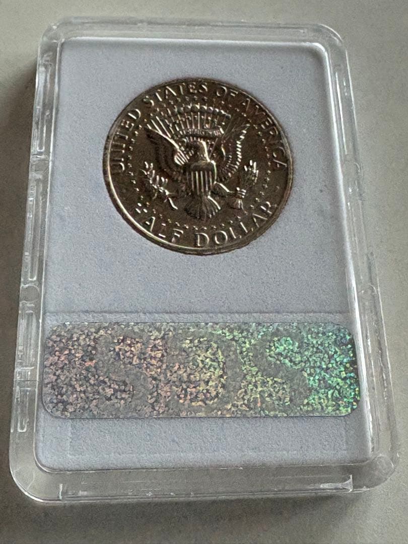 SGS鑑定　最高鑑定　MS70 アメリカ　ハーフダラー　50セント　1974年