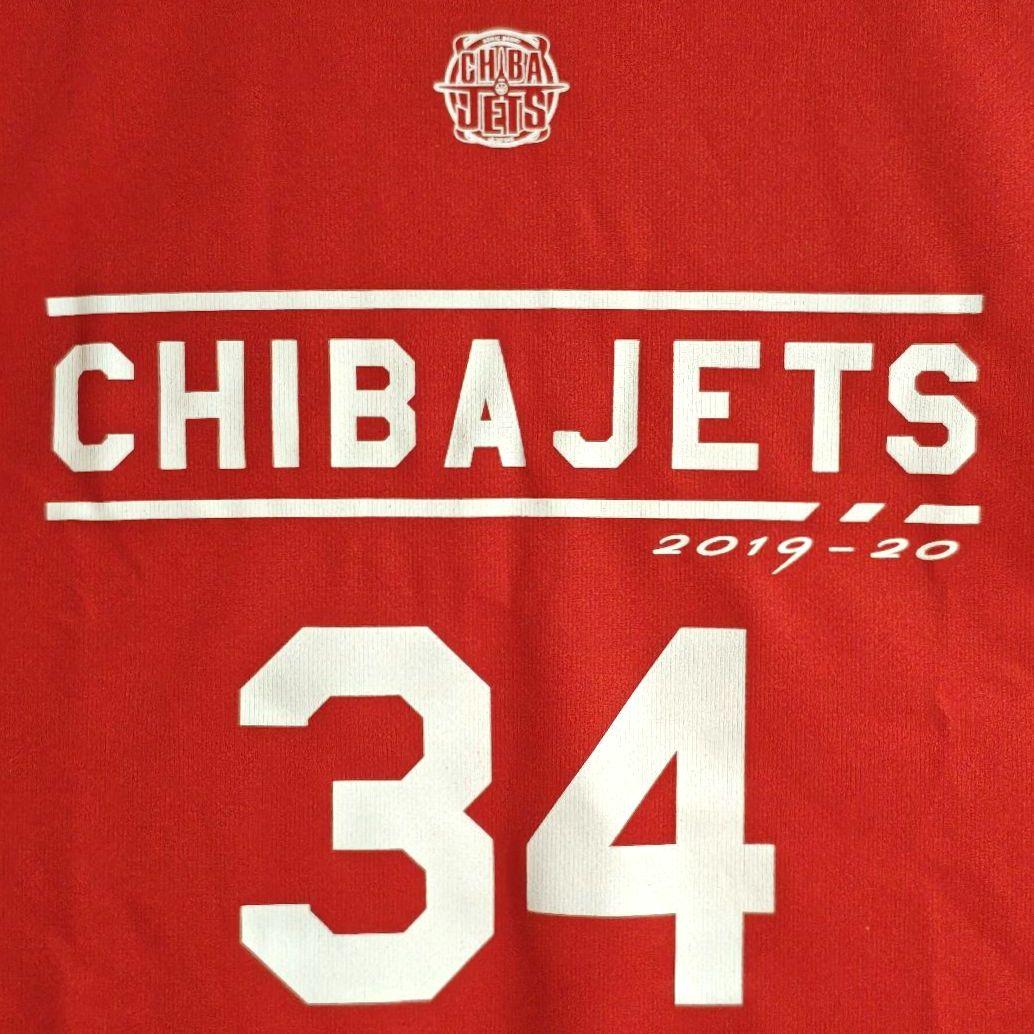 千葉ジェッツ CHIBAJETS 34番 小野龍猛選手 サイン入りTシャツ L