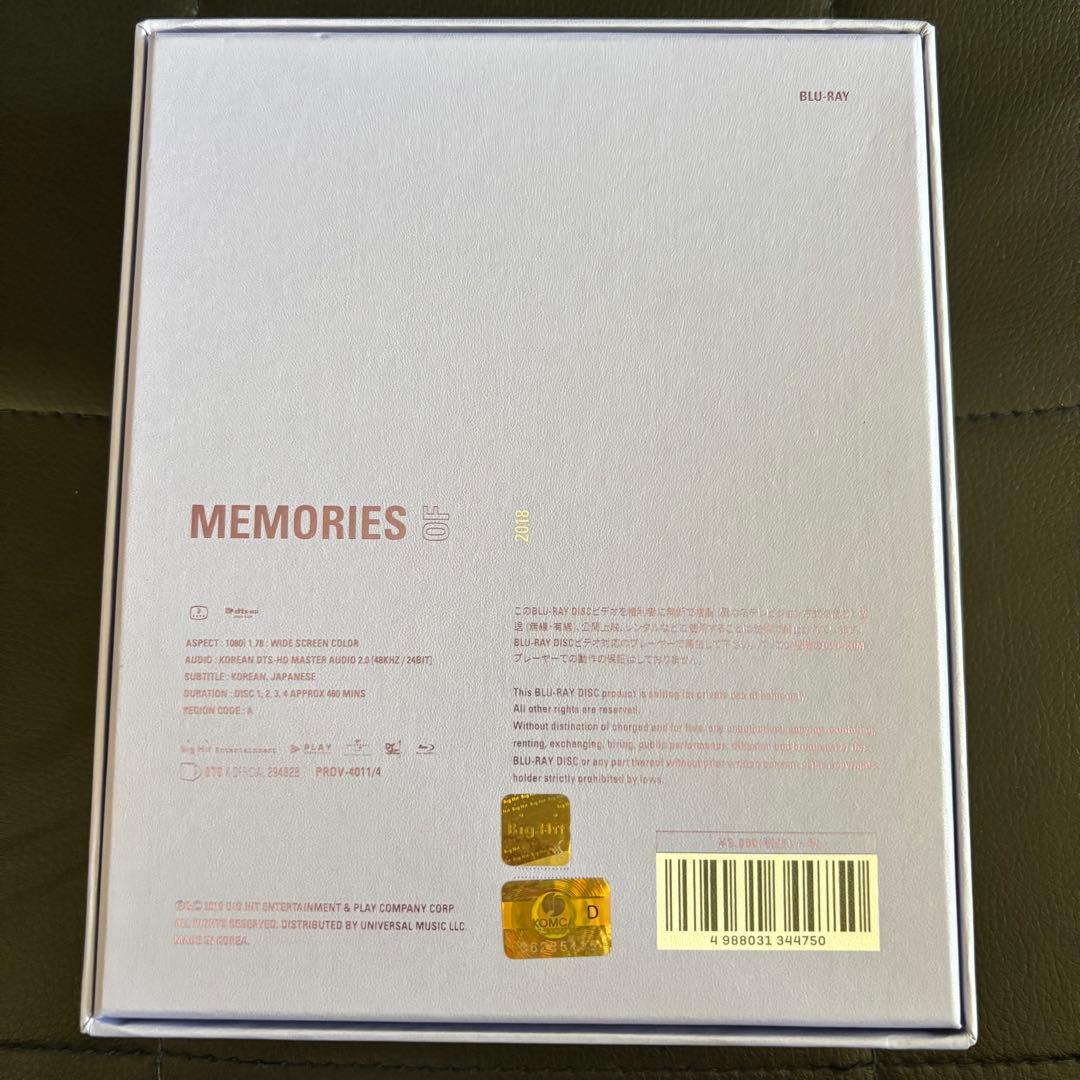 ユンギ トレカ付き BTS MEMORIES 2018 ブルーレイ 日本語字幕入