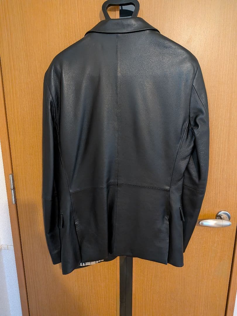 BURBERRY BLACK LABEL ブラックレザージャケット