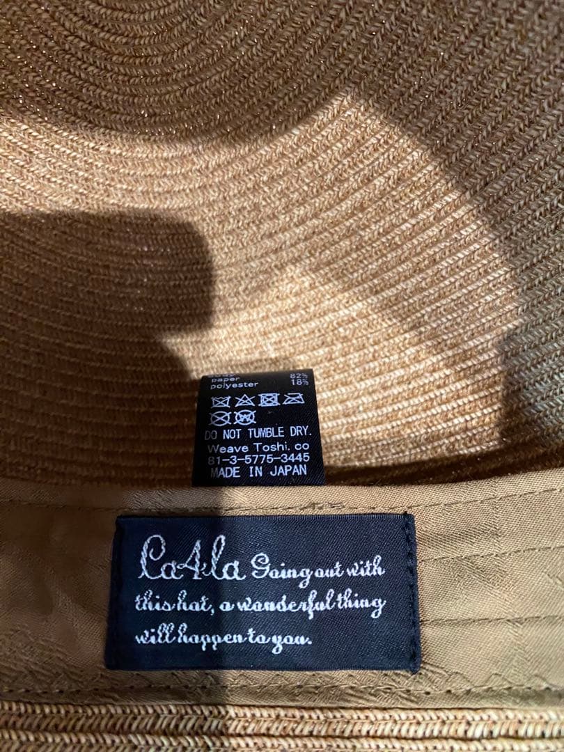 美品カシラ　MAY PB3  CA4LAキャスケット　ハット