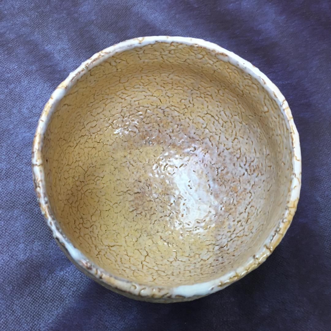 S213　萩焼　永久勝斎作　茶碗　抹茶碗 　茶道具　共箱