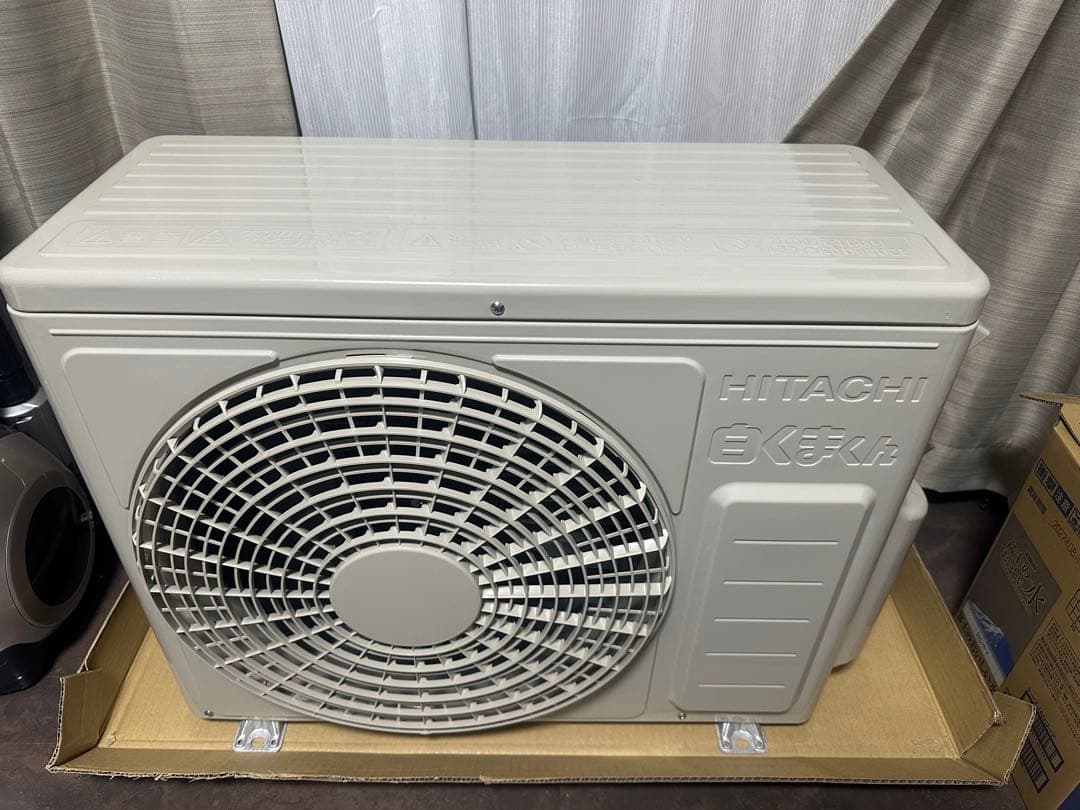 新品同様品　日立　白くまくん　エアコンセット