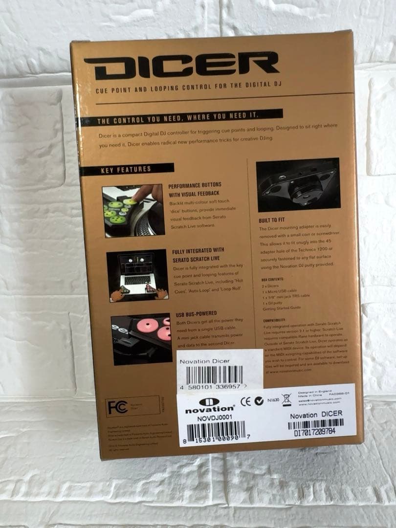 【新品】NOVATION Dicer デジタルDJ MIDI コントローラー