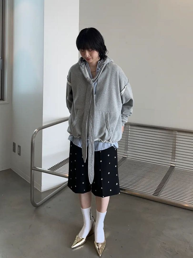専用　maison special Slit Ribbon Hoodie