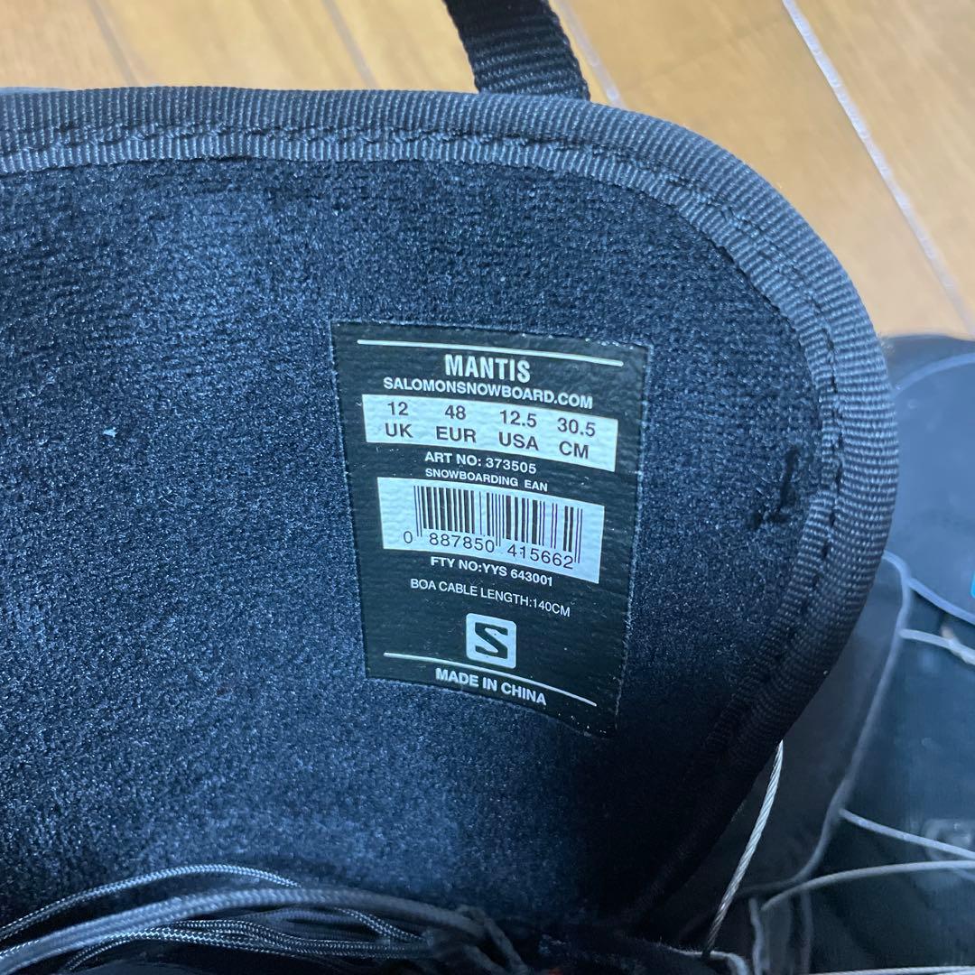 Salomon スノーボードブーツ ブラック/レッド