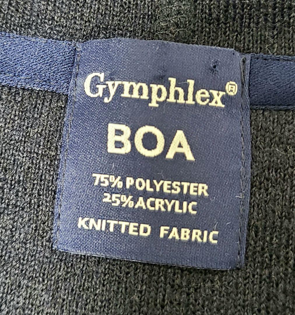 GYMPHLEX ジムフレックス くるみボタン ボア フーデッド ベスト