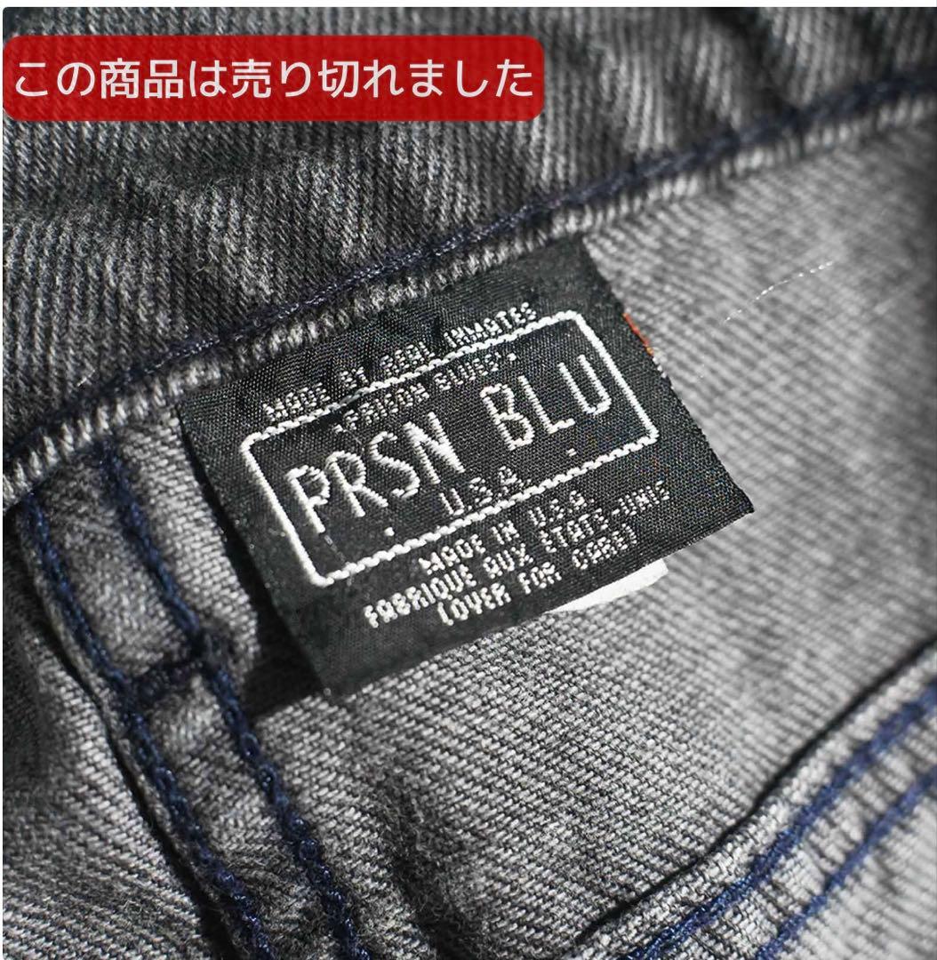 L*N様 PRISON BLUES ワークパンツ ブラック メンズ W30L32