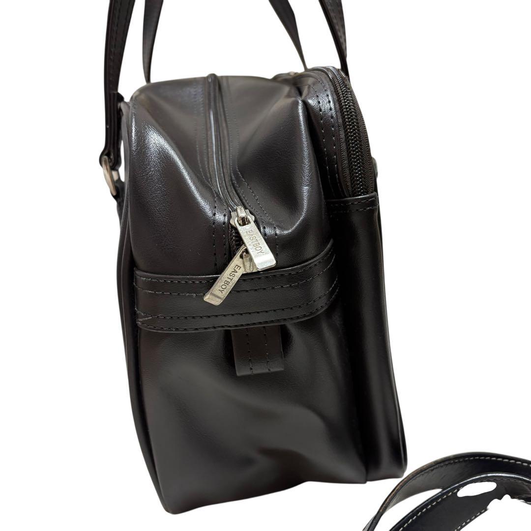 イーストボーイ スクールバッグ チョコレート　ピンク女神　ダブルファスナー