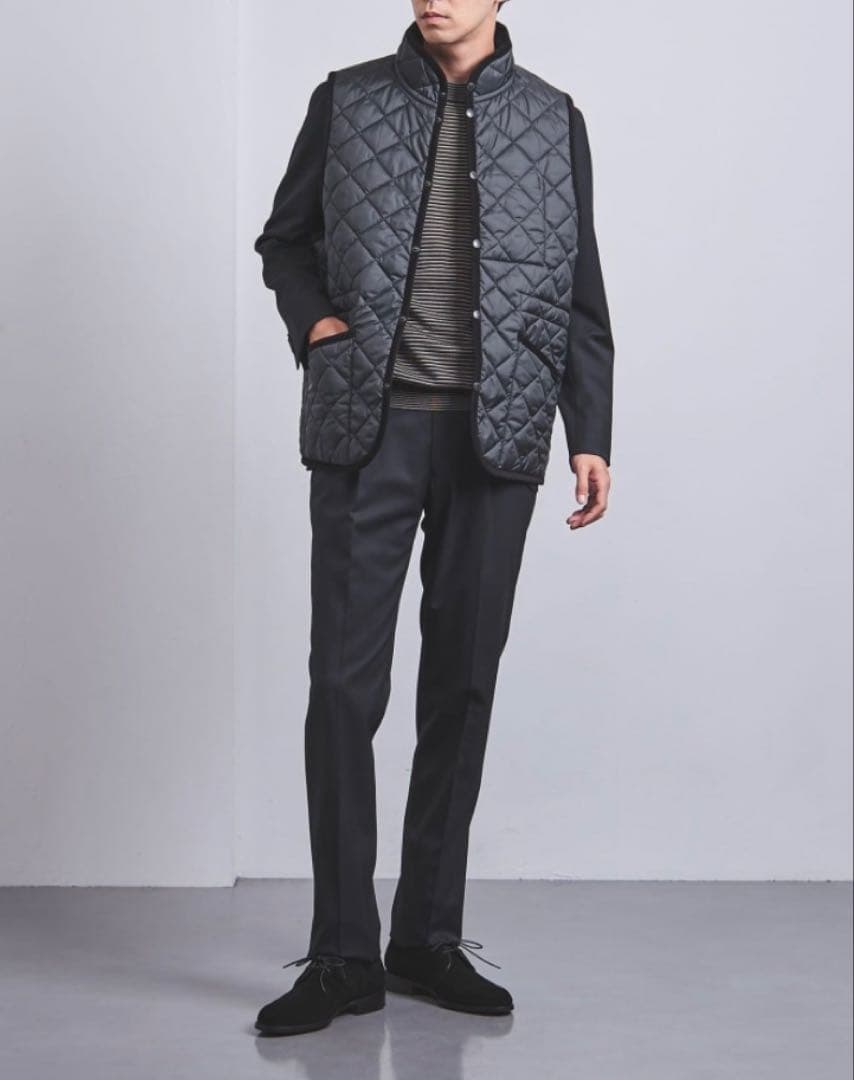 【別注】ユナイテッドアローズ LAVENHAM ミックフィールド ベスト