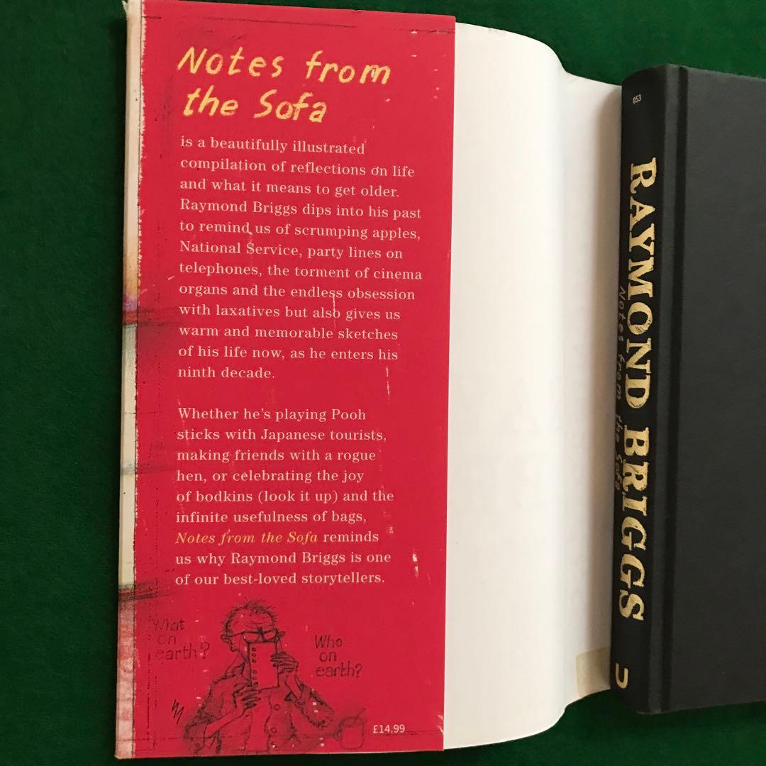 洋書 RAYMOND BRIGGS Notes from the Sofa