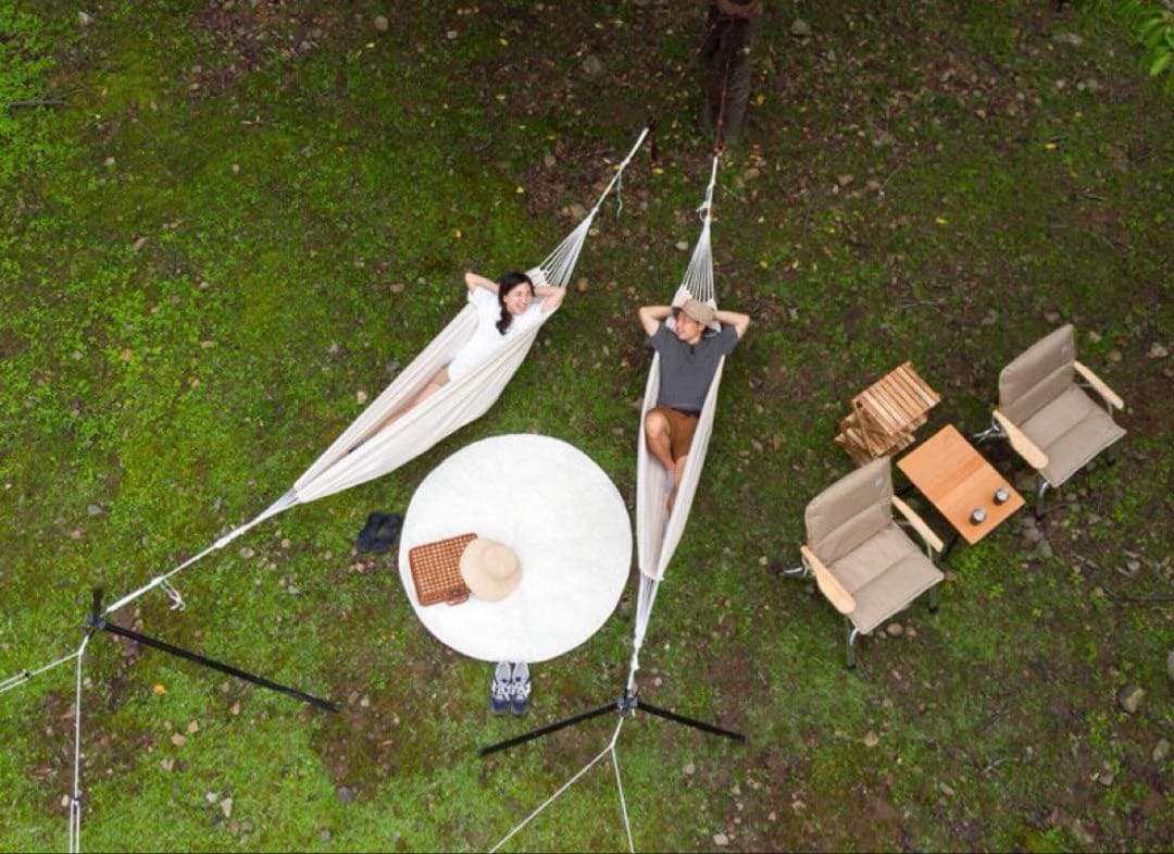 かんた DOD ハンモックスタンド　HS1-861-BK ①