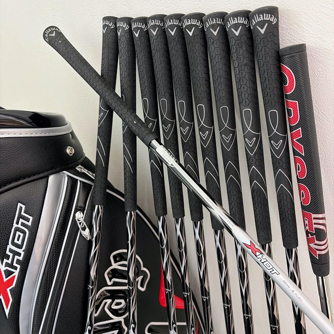 使用数回の超美品　最新モデル　メンズ　キャロウェイ　XHOT ゴルフクラブセット