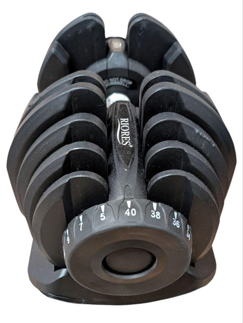 RIORES 可変式ダンベル 5〜40kg 2個同時購入②