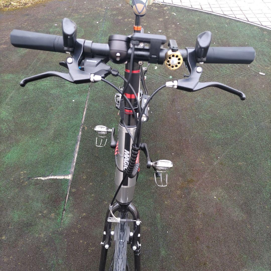 マコ引き取り歓迎　電動ミニベロ　E-MAGIC207AD　2024/4購入