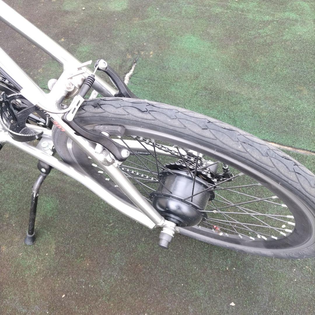 マコ引き取り歓迎　電動ミニベロ　E-MAGIC207AD　2024/4購入