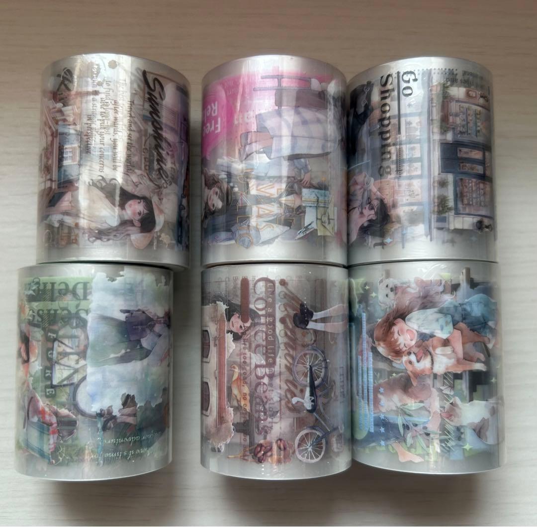 人物マステ46本まとめ売り〔新品〕