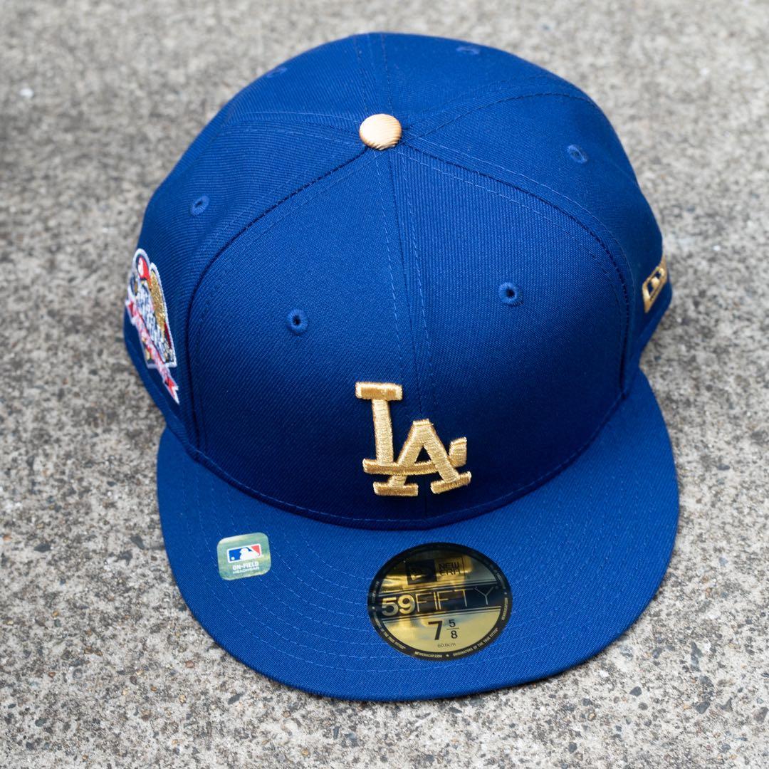 大谷翔平 New Era ドジャース ゴールド 59FIFTY 7 3/8
