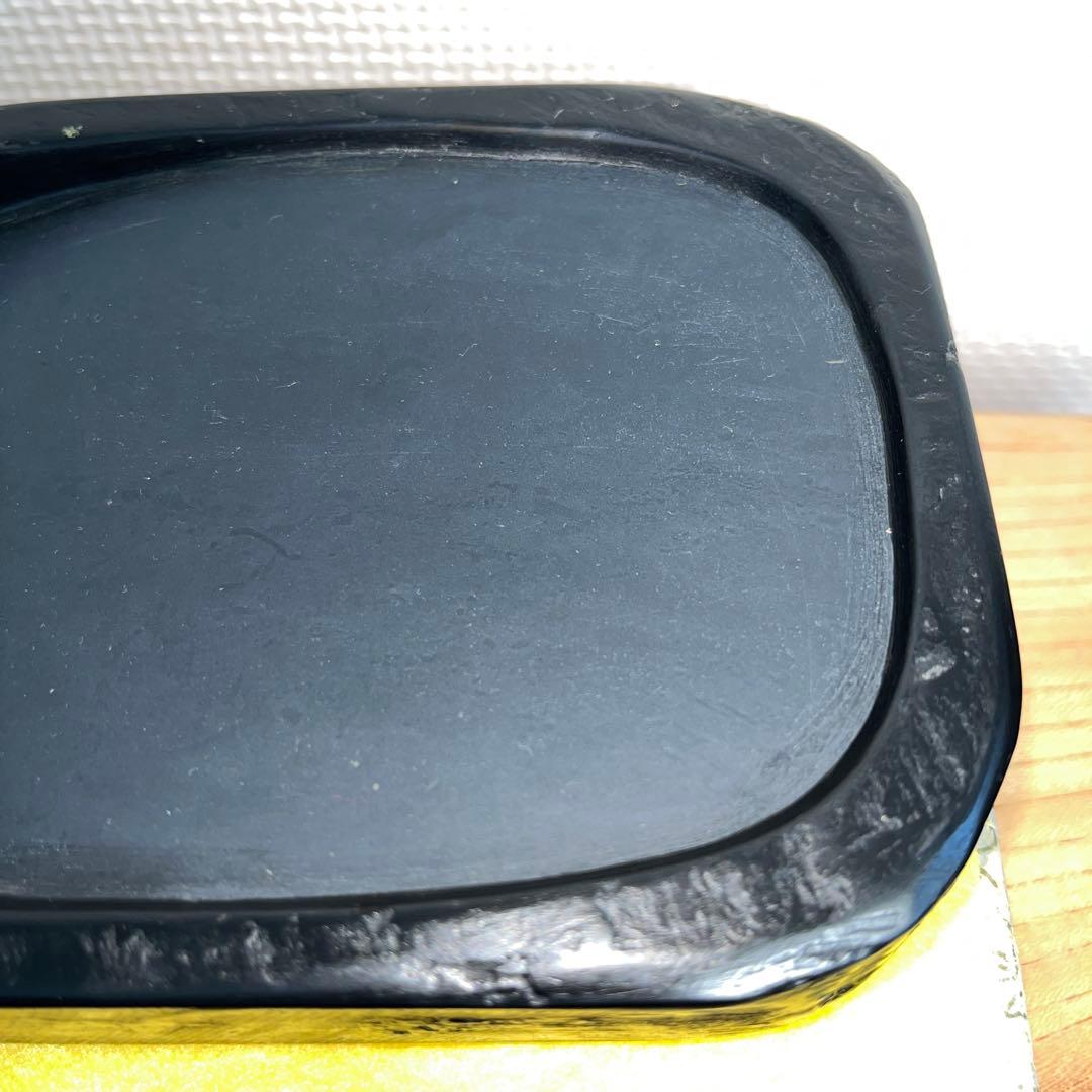 ⭕️雨畑硯　峯硯堂　峯硯　小四六寸　石紋綺麗