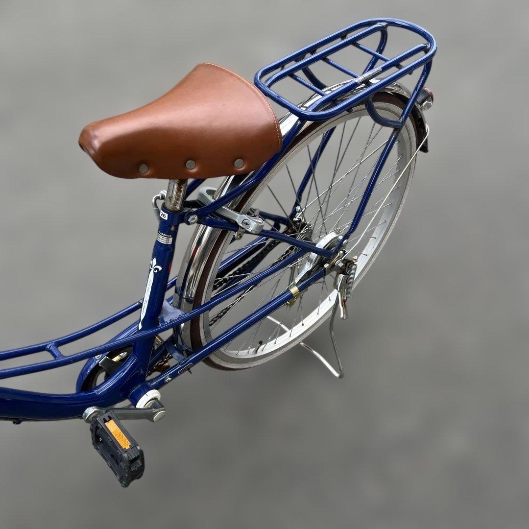 【JR尼崎駅 直接引取限定】26インチ 自転車 ブルー 本体②