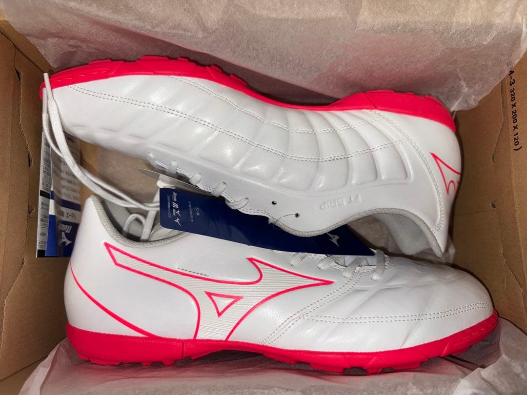 MIZUNO レビュラ CUP SELECT AS　ホワイト×ピンク　28.5