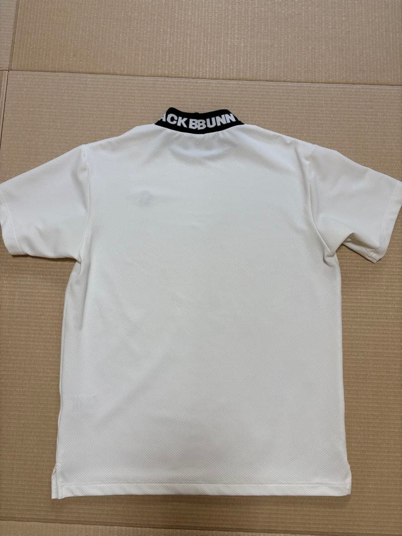 [新品未使用]JACK BUNNY モックネックシャツ　ホワイト５サイズ