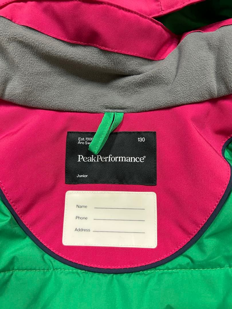 ピークパフォーマンス　スキーウェア　130 ボード　バックカントリー