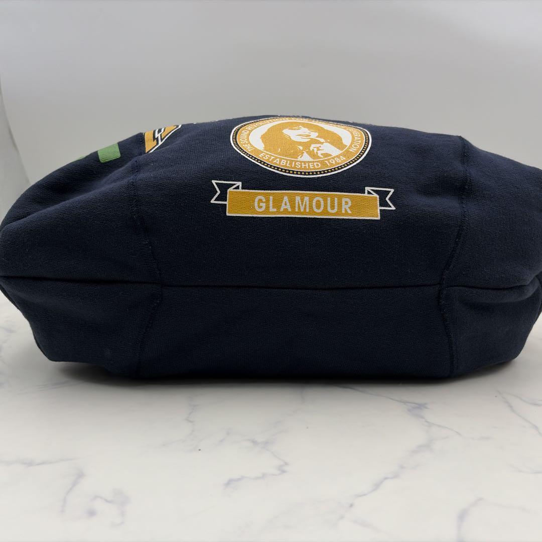 極美品 ヒステリックグラマー スウェット リメイク バッグ ガール 紺 希少