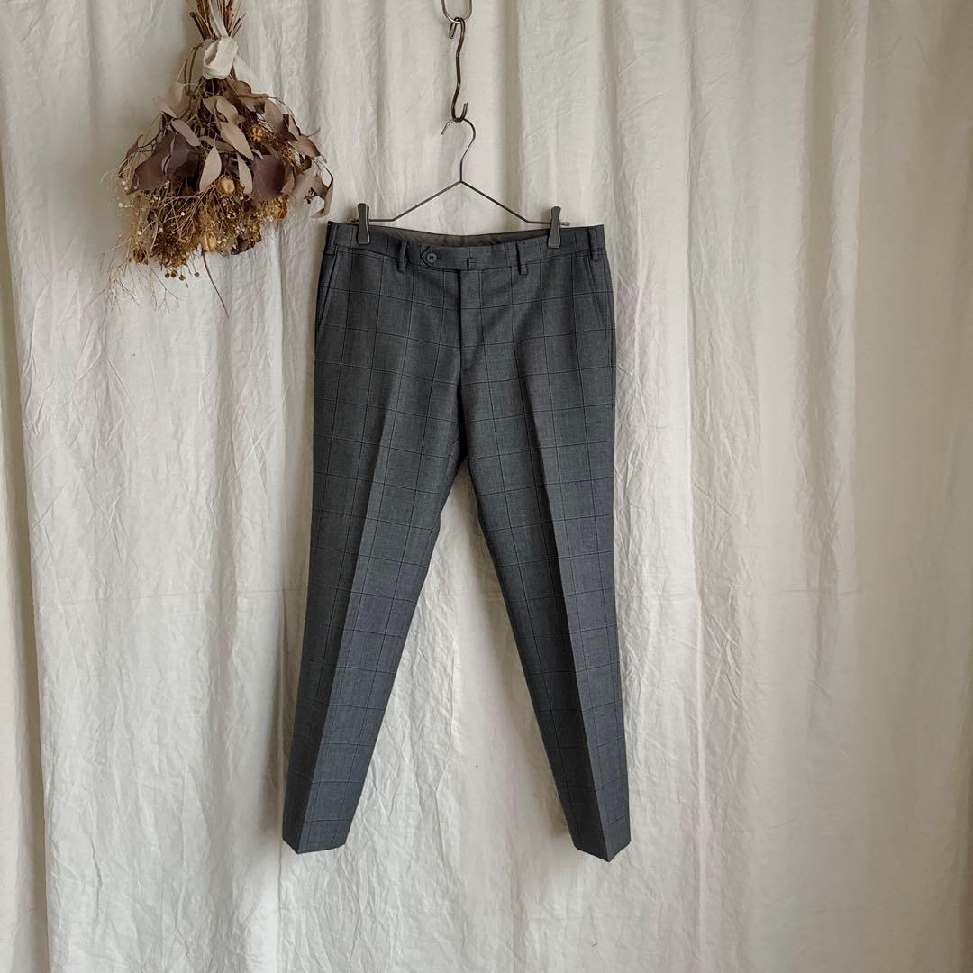 ユナイテッドアローズ ウインドウペン スーツ ウール100 パンツ ジャケット