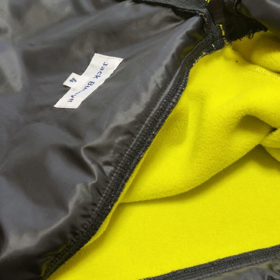 極美品　ジャックバニー　レオパード　ヒョウ　モックネック　中綿　イエロー　M