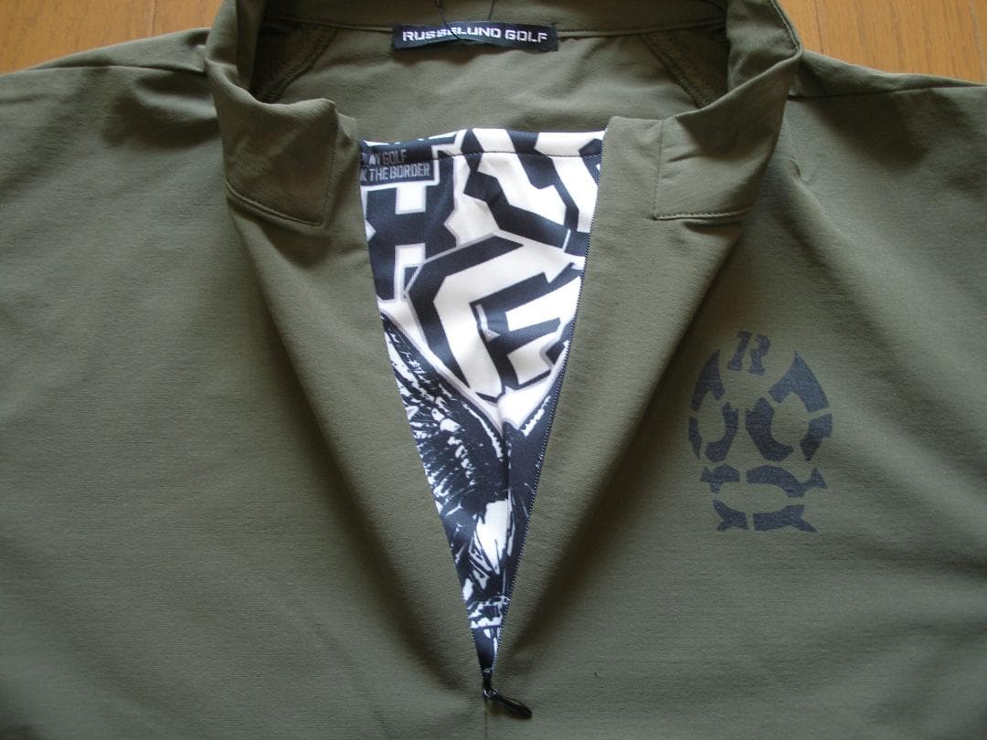 ラッセルノ アノラック ハーフジップ BLOUSON カーキ サイズ5 新品